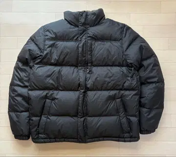 l.l.bean 다운 자켓 블랙 원포인트 자수