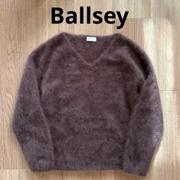 Ballsey 볼지 FLUFFY FINE V넥 풀오버 니트 S