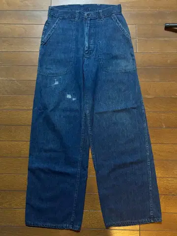 40s USNAVY 데님 트라우저 베이커