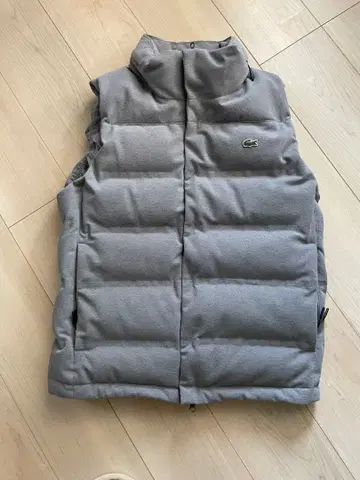 Lacoste 그레이 다운 베스트