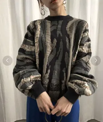 Ameri UND MARBLE JACQUARD KNIT