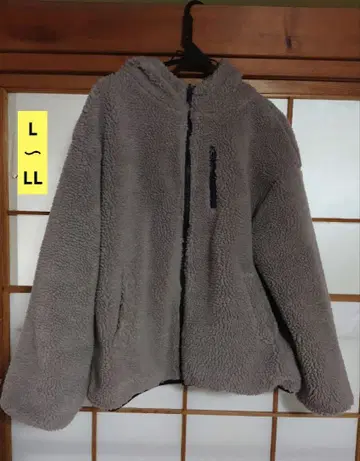 Honeys 허니즈 아우터 복슬복슬 리버서블 그레이 후드