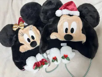 [택 포함 새상품] 미키 미니 크리스마스 팬캡 2개 세트