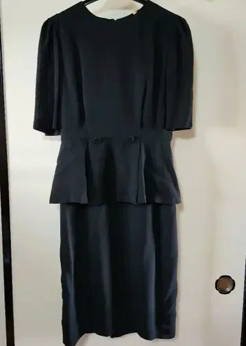 예복 반팔 수트 원피스