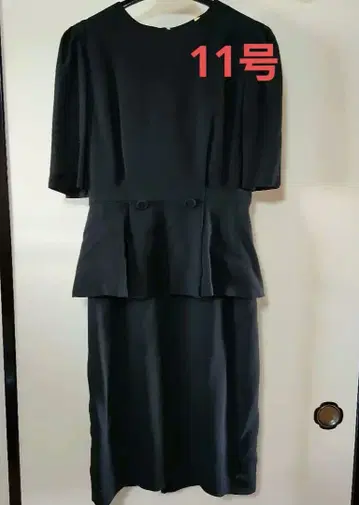 예복 반팔 수트 원피스