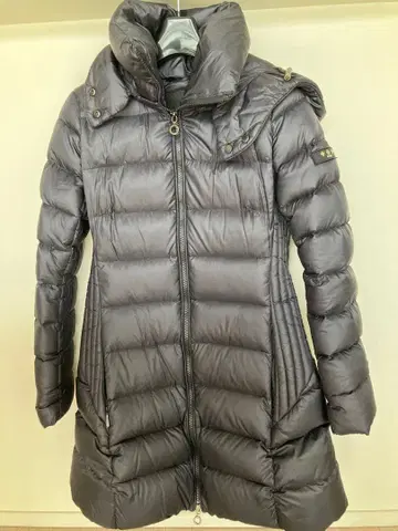 TATRAS 후드 부착 다운 자켓 네이비