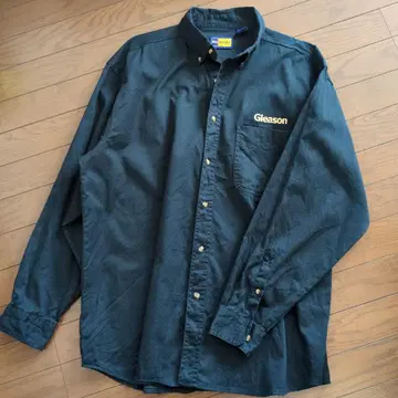 Blue Generation 버튼 다운 긴팔 셔츠 네이비 XL