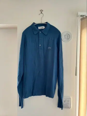 IZOD LACOSTE 긴팔 피케 셔츠 파랑