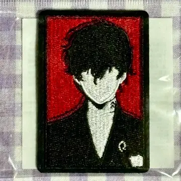 페르소나 5 P5 25주년 기념 자수 배지 와펜 주인공 아마미야 렌