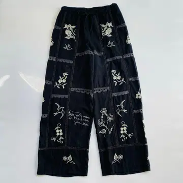 Todayful 자수 패치워크 트라우저 팬츠 투데이풀