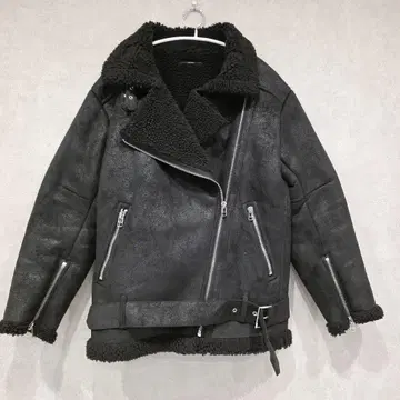 [ EMODA ] 시어링 자켓 보아 자켓 새상품급 블랙 프리 사이즈