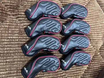 MIURA 골프헤드커버 8개 세트 블랙 레드