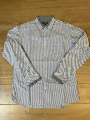 [ BEAMS ] 긴팔 스트라이프 셔츠 L 사이즈