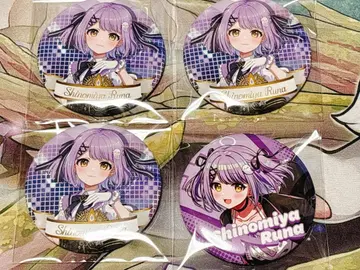 부이 스포 페스티벌 캔뱃지 시미야 루나 4개 세트