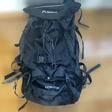 MerMonde EXTREME 80 백팩 블랙 등산용 백팩