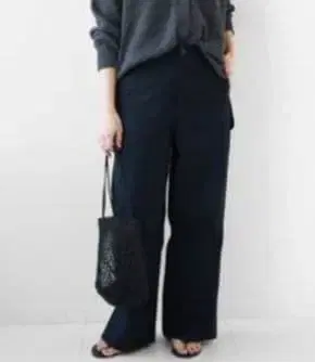 와이드 베이커 팬츠 네이비 저널 스탠다드 리룸 38