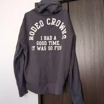 RODEO CROW 그레이 풀 집업 후드티 FREE