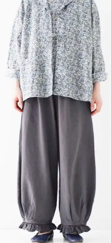 nest robe UpcycleLino 천축 턱헴 팬츠, 상의