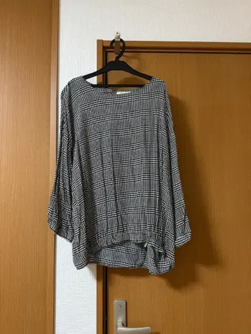 서브 스트리트 체크 7부 기장 셔츠