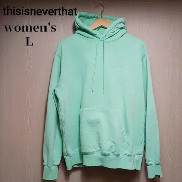 thisisneverthat 여성용 후드티 L 라이트 그린