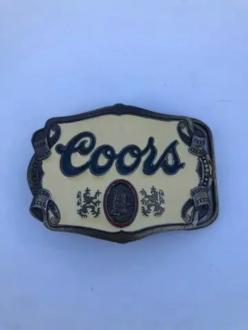 coors 쿠어스 벨트 버클만 미국 USA제 빈티지