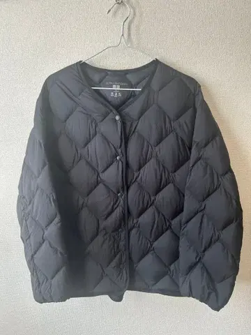 [ 새상품급 ] 유니클로 울트라 라이트 다운 릴랙스 자켓 블랙 XL