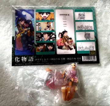 센고쿠 나데코 피규어 카이요도 + 클리어 책갈피 세트