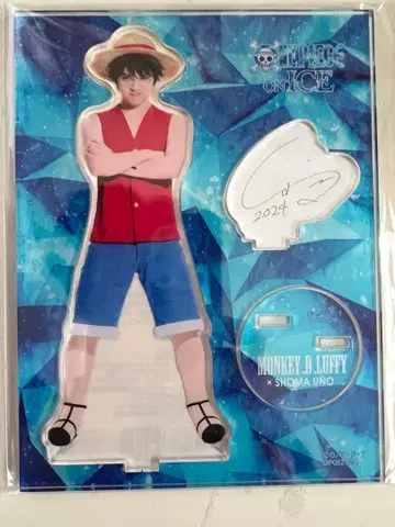 몽키 D 루피 아크릴 스탠드&참 묶음 판매@새상품급