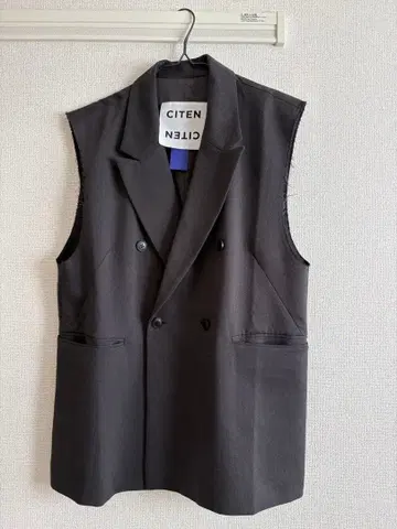 CITEN 시텐 유나이티드 애로우즈 다크 그레이 베스트 프리 사이즈