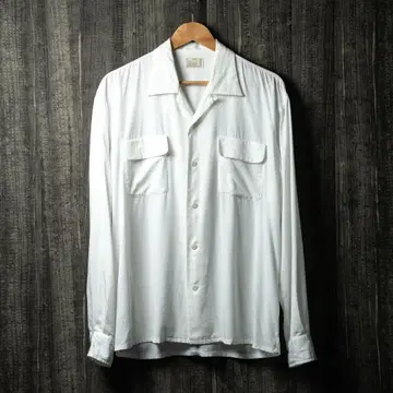 PABLO VINCI 오픈 카라 셔츠