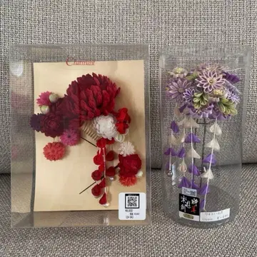 머리 장식 헤어콤 일본 정통 의상 소품 세트