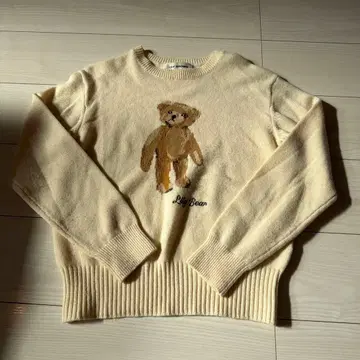 Lily brown Lily bear 니트 풀오버 아이보리