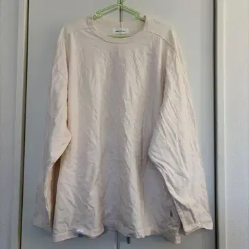 MAGIC STICK CORE 긴팔 티셔츠 크림색