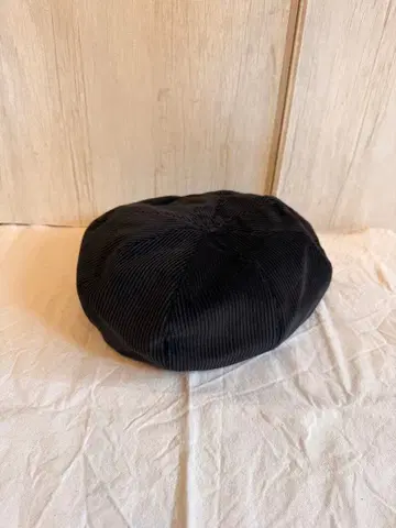 [미사용품] 베레모 / ORGUEIL / 코듀로이 벨벳 / 블랙