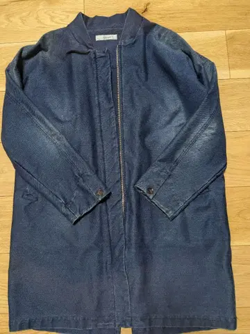 새상품급 Allumer 데님 롱 코트