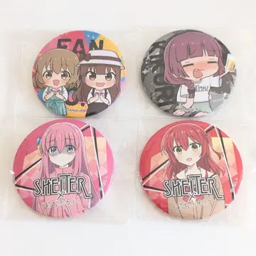 봇치 더 록 시모키타자와 쉘터 콜라보 캔뱃지 4