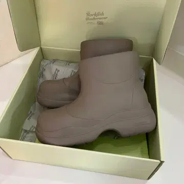 새상품 Rockfish Weatherwear 장화 그레이 레인 신발