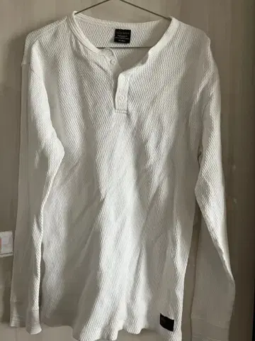 ALPHA 와플 긴팔 셔츠 X-LARGE 화이트