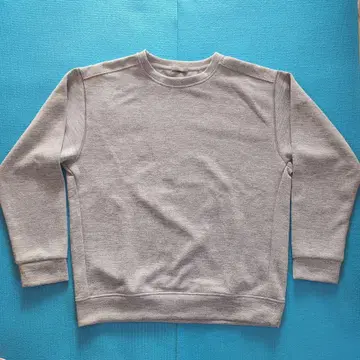무인양품 그레이 L 사이즈 UV컷 건조 용이 스웨트 셔츠