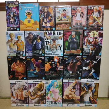 원피스 피규어 미개봉품 21개 상자 세트