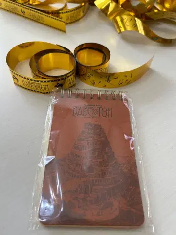 Mrs. GREEN APPLE 스피드 복권 링 노트 금 은색 테이프 포함