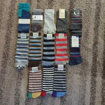 알뜰한 5발가락, 타비 모양 남성용 삭스 13족 세트