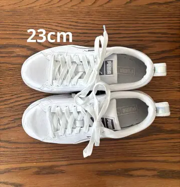 [ 가격 인하 ] PUMA 푸마 우먼 메이즈 가죽 통굽 스니커즈 23cm