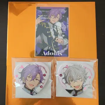 앙스타 스타포니 캔뱃지 카드 오오가미 코가 오토카리 아도니스