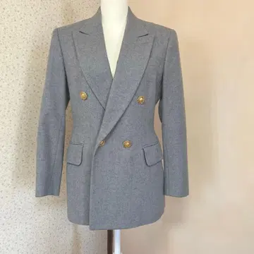 his miss 그레이 더블 브레스트 테일러드 자켓