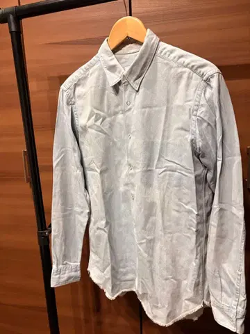 BEAUTY & YOUTH 프린지 데님 셔츠 L 사이즈