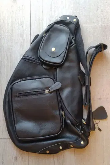 블랙 바디백 2포켓