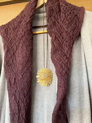 요건 레일 알파카 캐시미어 모 가디건