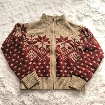 빈티지 엘엘빈 80년대 노르딕 니트