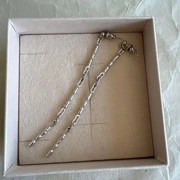 Mikufukamitsu 거품 드로잉 귀걸이 실버